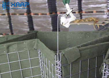 容器の溶接された網GabionのGabionのバスケットの網の耐圧防爆壁