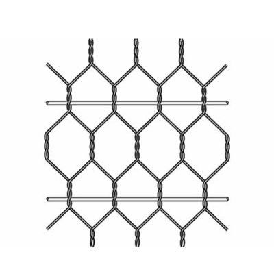 編まれたスライバ保護道の鉄は六角形の金網に電流を通した