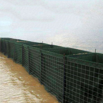 ISOは砂の壁L10mの防御的な障壁に満たした軍箱を電流を通した